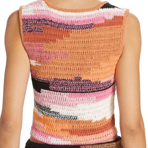 A.L.C. Brayden Crochet Scoop-Neck Tank Size XL NWOT - Picture 12 of 12